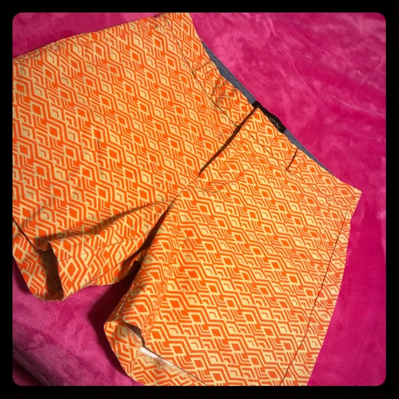 Banana Republic Orange and tan shorts - Picture 1 of 4